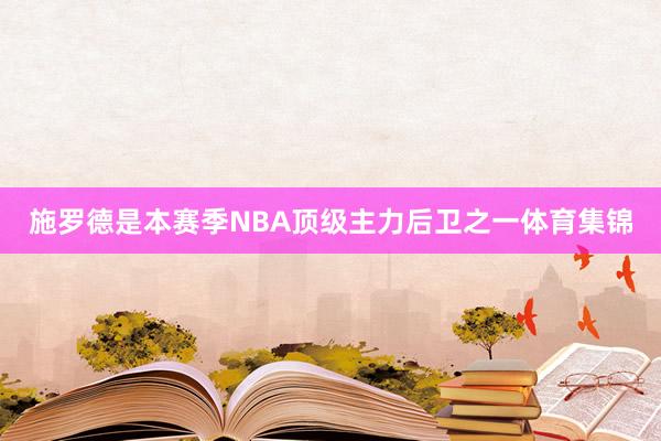 施罗德是本赛季NBA顶级主力后卫之一体育集锦