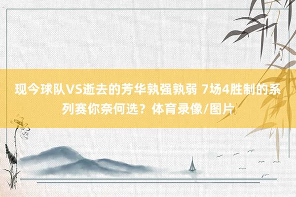 现今球队VS逝去的芳华孰强孰弱 7场4胜制的系列赛你奈何选？体育录像/图片