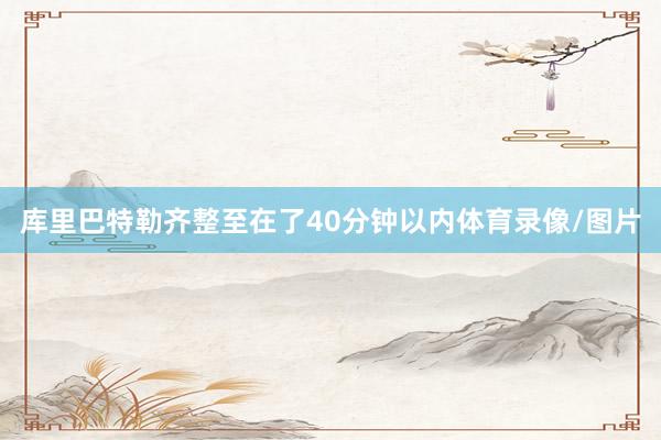 库里巴特勒齐整至在了40分钟以内体育录像/图片