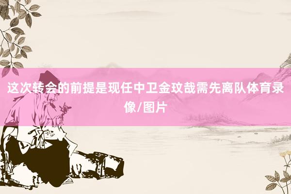 这次转会的前提是现任中卫金玟哉需先离队体育录像/图片