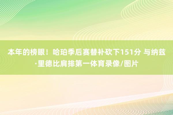 本年的榜眼！哈珀季后赛替补砍下151分 与纳兹·里德比肩排第一体育录像/图片
